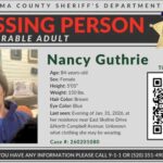 The Pima County Sheriff's Department alery for Nancy Guthrie, mother of Today show co-host Savannah Guthrie