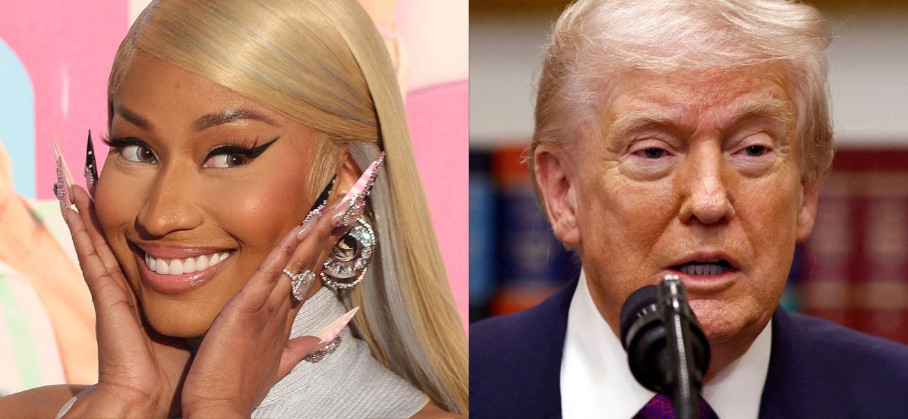 Nicki Minaj foi criticada por uma homenagem de aniversário de ‘classe baixa’ a Trump