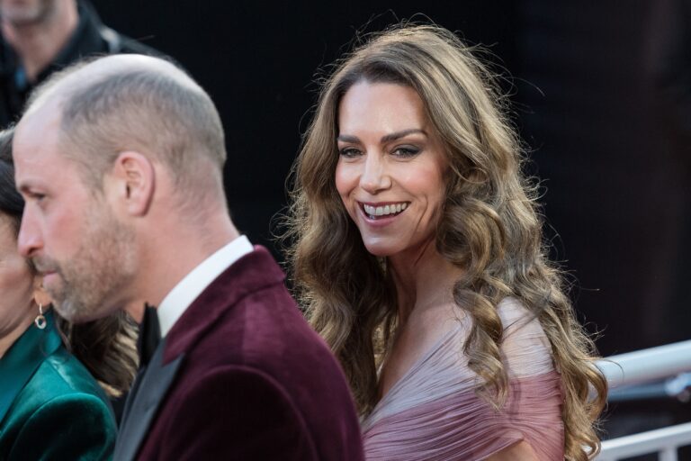 Prince William and Kate Middleton at the 2026 BAFTAs