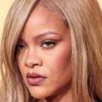 Rihanna arrives at the Rihanna x Fenty Beauty New Product Launch For Fenty Beauty Soft'Lit Naturally Luminous Longwear Foundation
