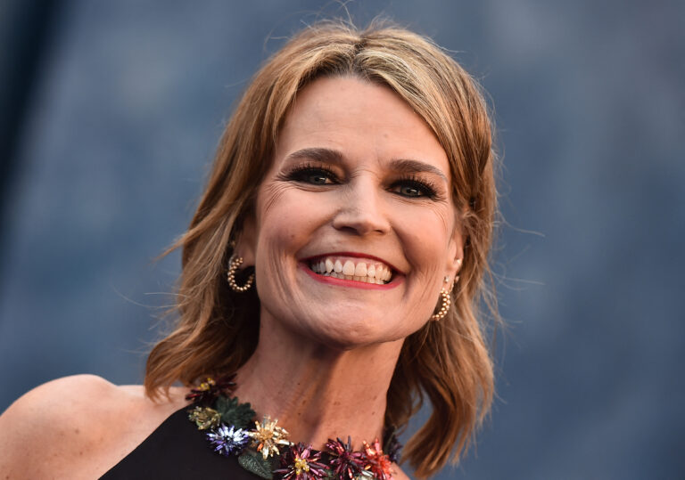 Savannah Guthrie na festa do Oscar da Vanity Fair