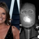 Photo collage of Savannah Guthrie and her mother Nancy Guthrie's suspected kidnapper