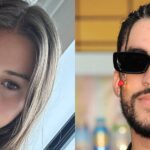 Sophie Rain (left) Bad Bunny (right)