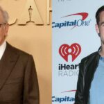 Steven Spielberg and James Van Der Beek