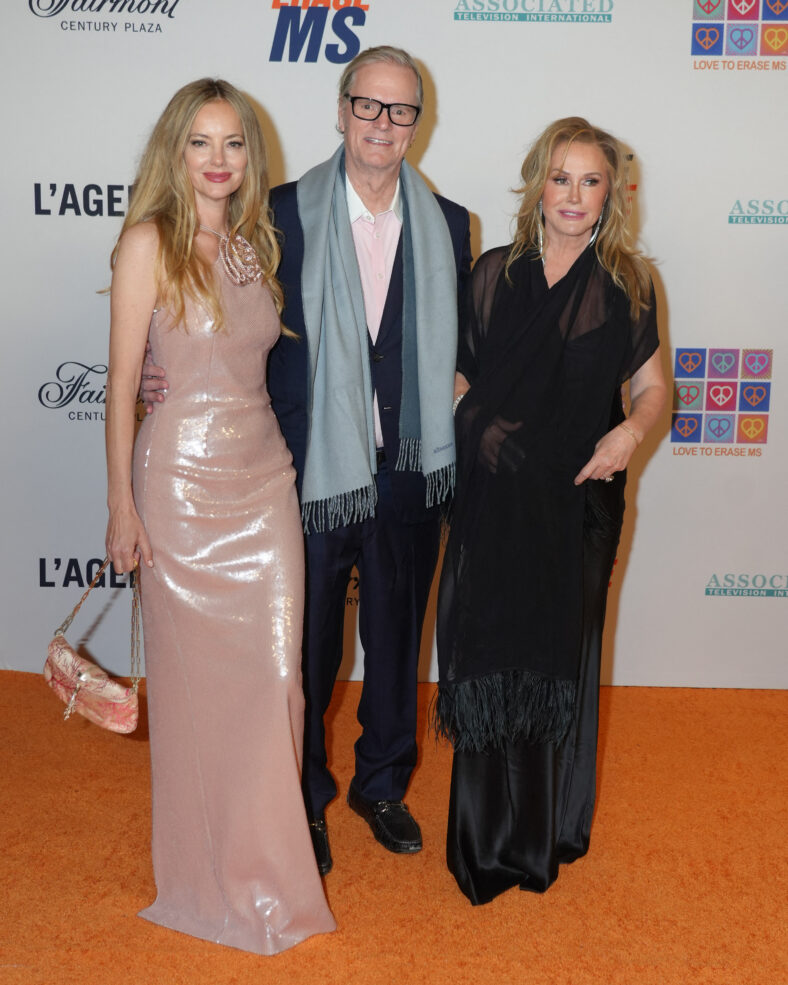 Bijou Phillips with Rick Hilton, and Kathy Hilton attend the 31st Race To Erase MS Gala in Los Angeles