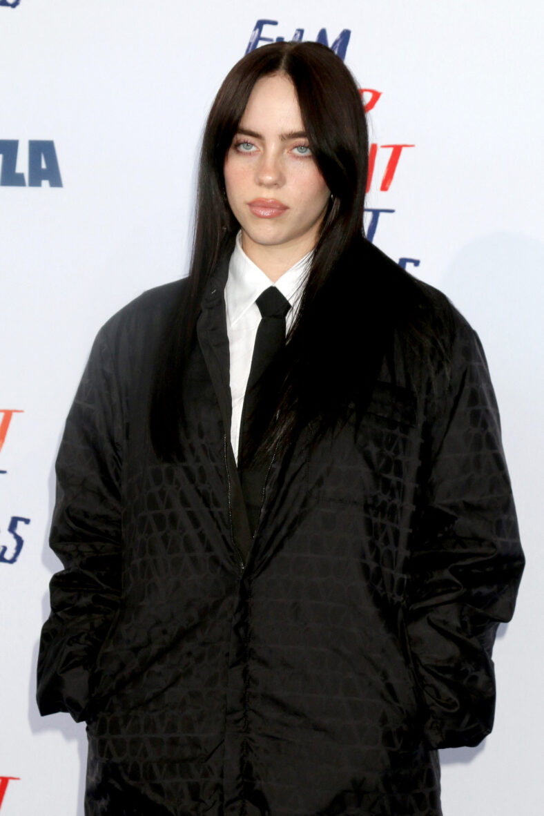 Billie Eilish on the red carpet