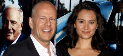 Bruce Willis and Emma Heming Willis at the Los Angeles premiere of HBO's 'His Way'