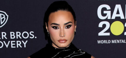 Demi Lovato at Project Healthy Minds' World Mental Health Day Gala