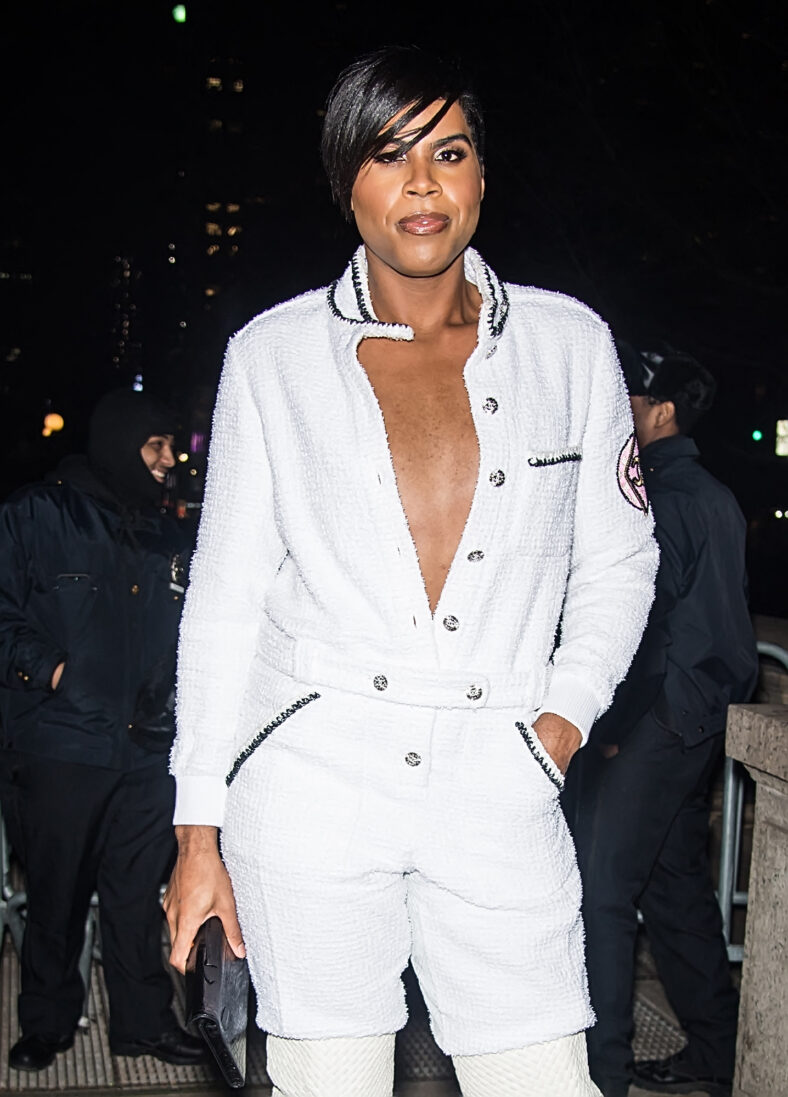 EJ Johnson at Prabal Gurung fashion show during New York Fashion Week