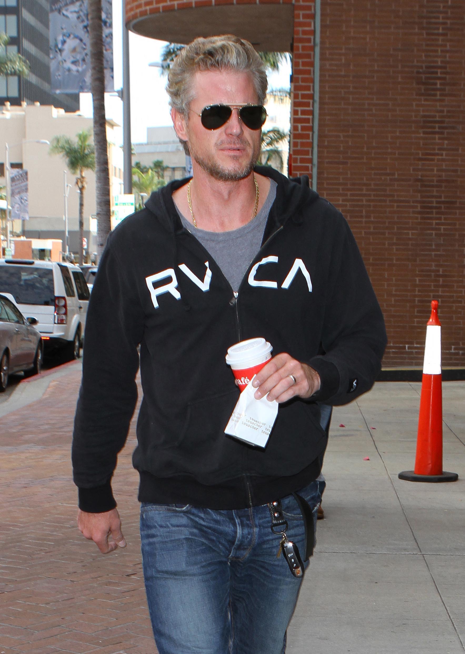 Eric Dane grabs coffee in Beverly Hills