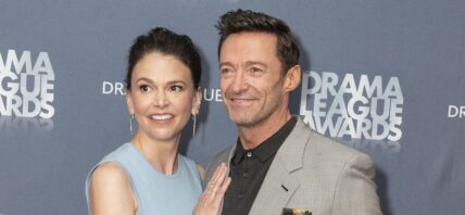 Hugh Jackman and Sutton Foster at The 88th Annual Drama League Awards