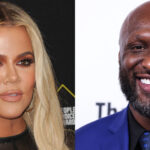 A photo collage of Khloe Kardashian and Lamar Odom