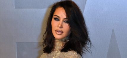 Kim Kardashian at Vanity Fair Oscar Party Hosted By Mark Guiducci