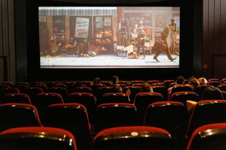 Image of people sitting in a movie theater
