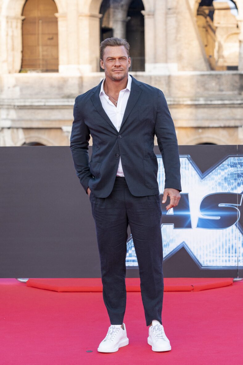 Alan Ritchson at the "Fast X" World Premiere in Rome