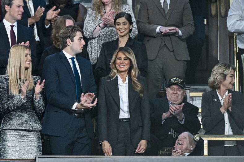 Barron Trump at the Trump 2026 State of the Union Address