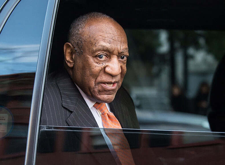 Bill Cosby in a car