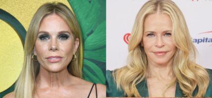 Cheryl Hines (left) Chelsea Handler (right)
