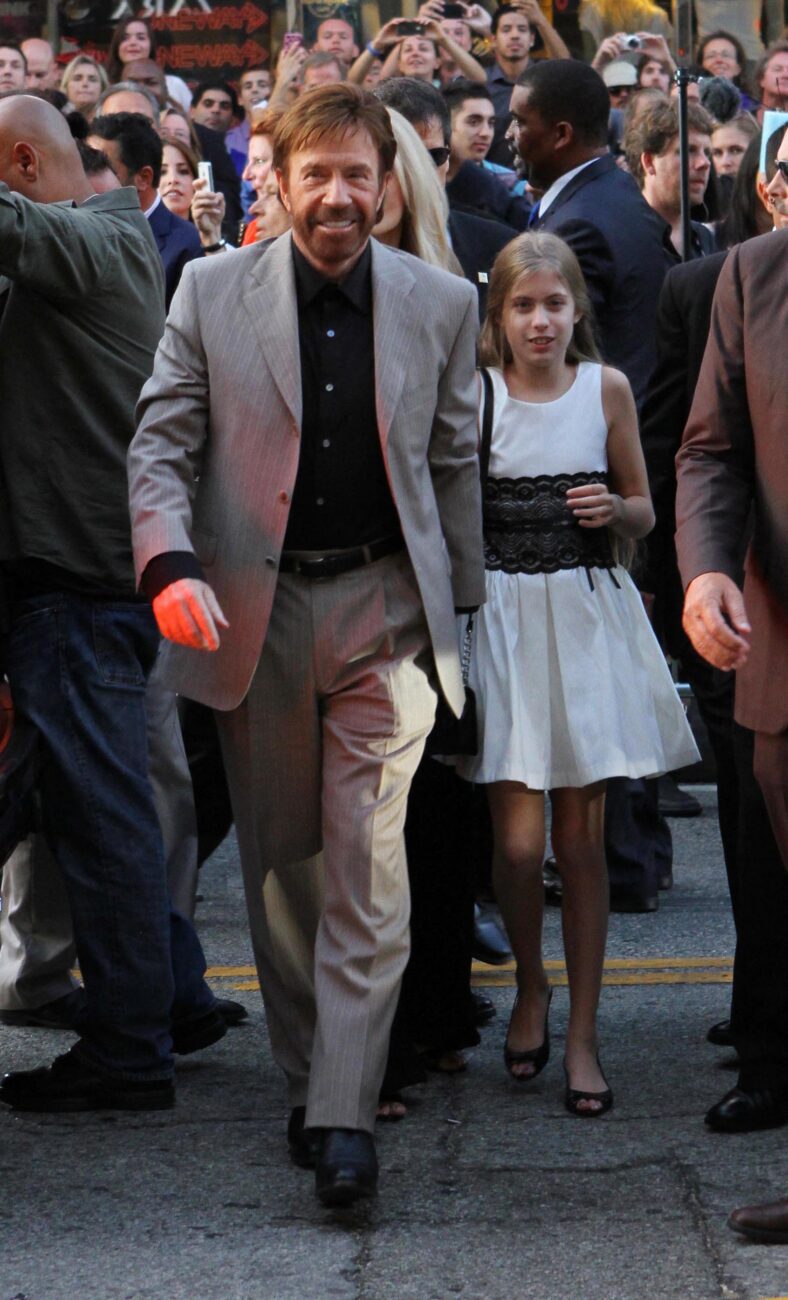 Chuck Norris walking