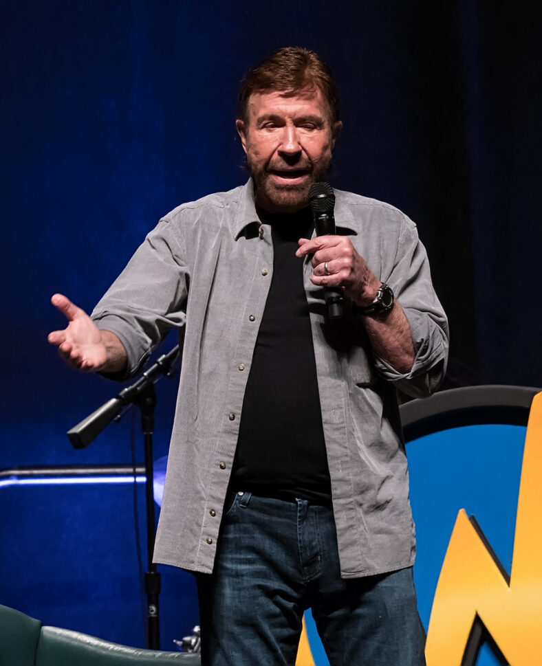 Chuck Norris makes his first ever Wizard World Comic Con appearance during the 2017 Wizard World Comic Con Philadelphia