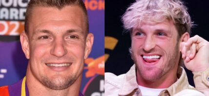 Gronk (left) Logan Paul (right)