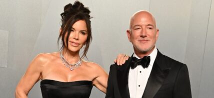 Jeff Bezos and Lauren Sanchez at the Vanity Fair Oscar Party 2026