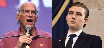 Jesse Ventura, Barron Trump photo collage