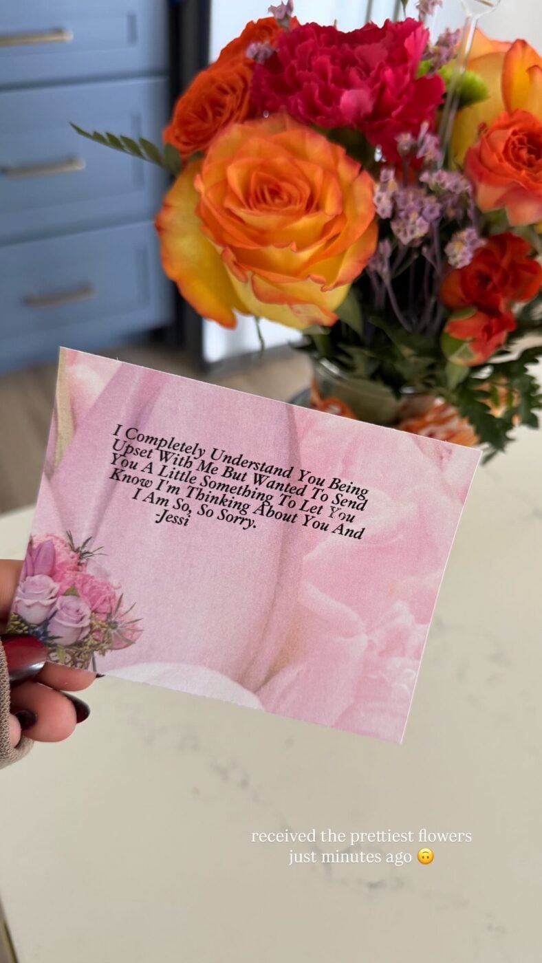 Miranda Hope's IG story.