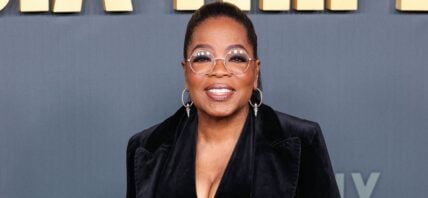 Oprah Winfrey on the red carpet