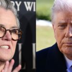Rosie O'Donnell (left) Donald Trump (right)