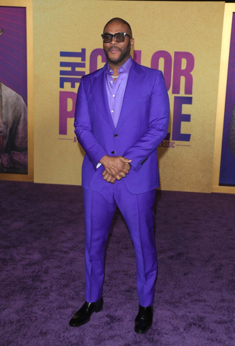 Wearing purple