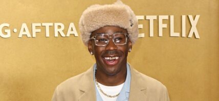 Tyler the Creator on the red carpet