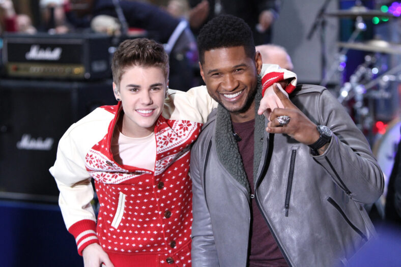 Justin Bieber and Usher