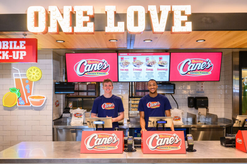 Nimari Burnett and Charlie May at Raising Cane’s
