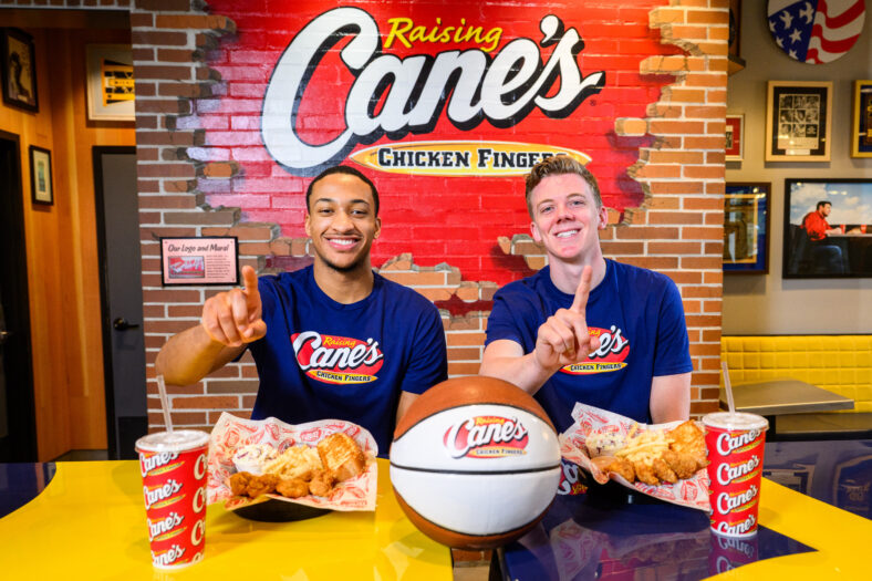 Nimari Burnett and Charlie May at Raising Cane’s