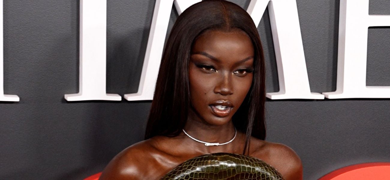 Anok Yai’s Croc-Skin Look At TIME100 Slammed By Critics