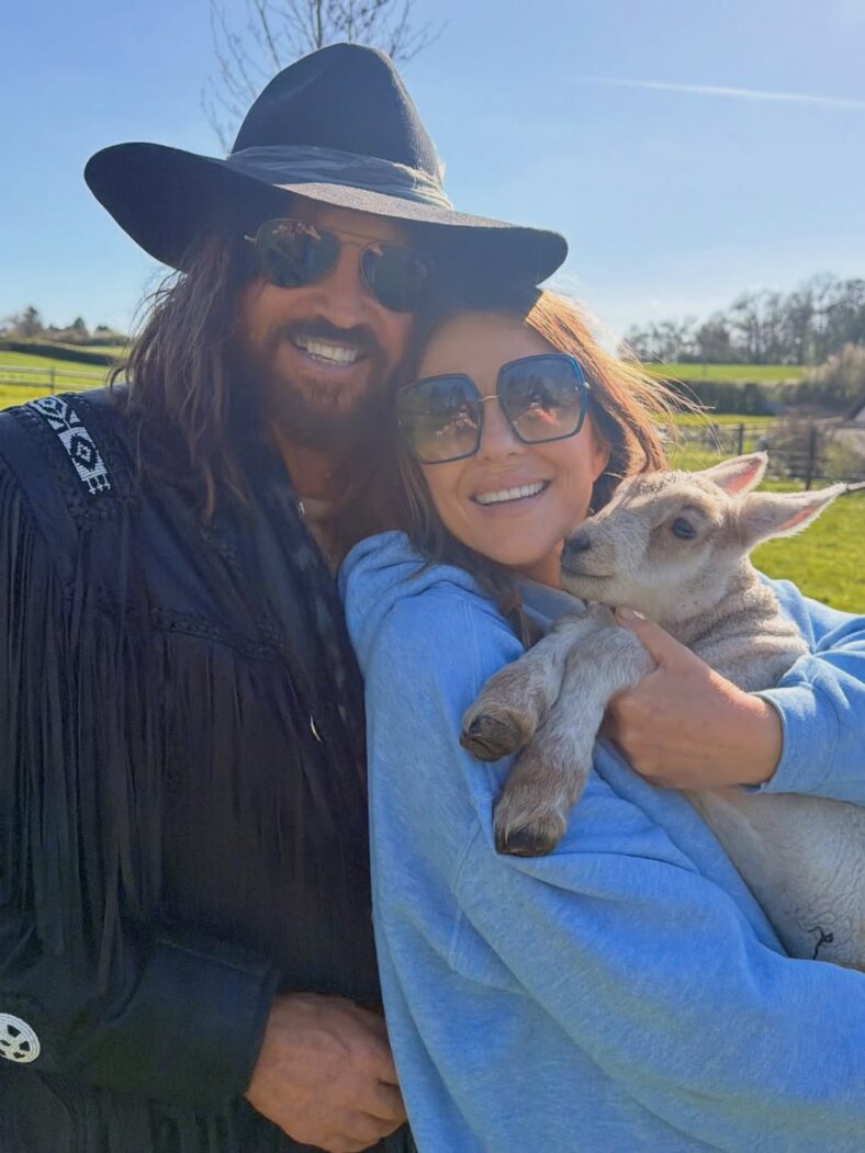 Billy Ray Cyrus and Elizabeth Hurley share Easter photos