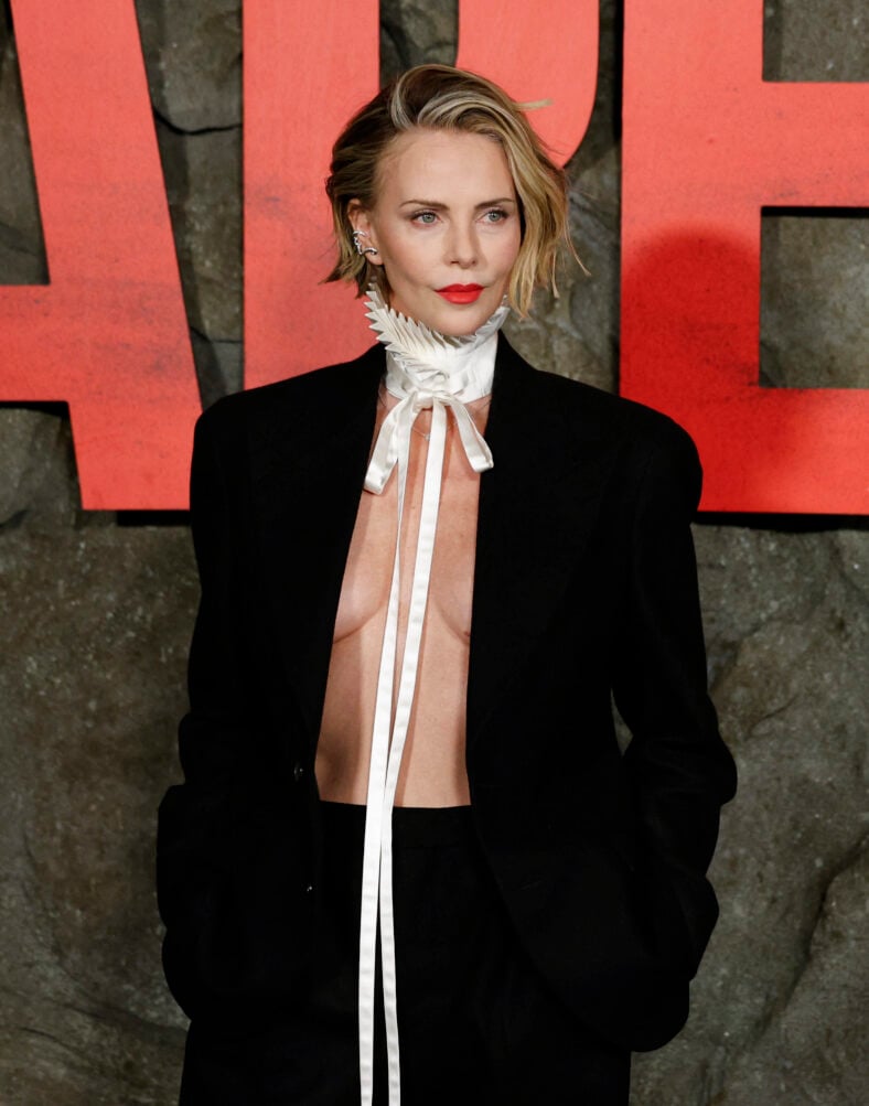 Charlize Theron on the red carpet