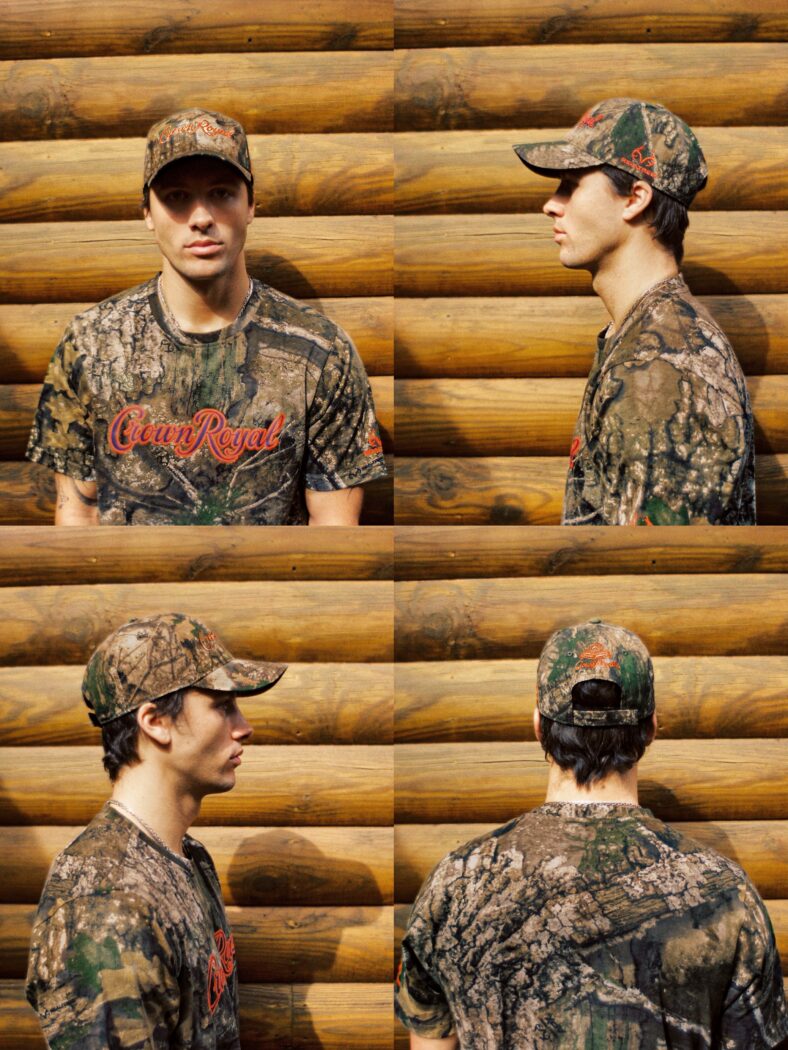 Rob Rausch wearing Crown Royal Realtree Camo Capsule Collection