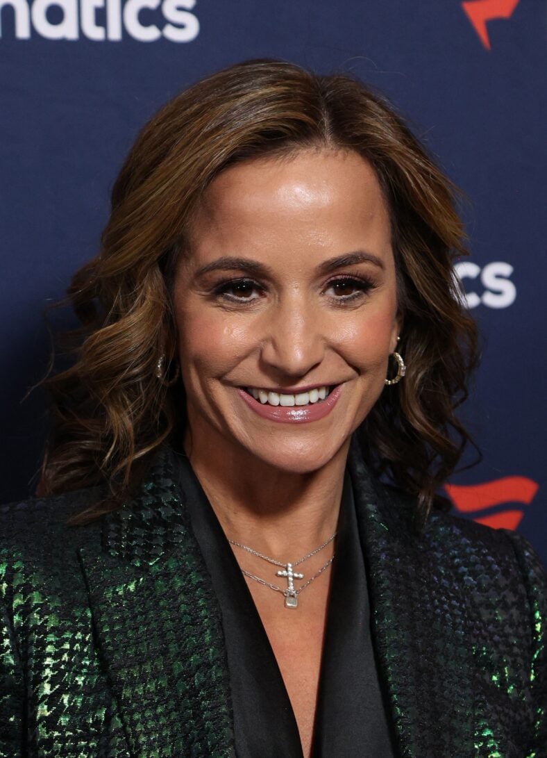 Dianna Russini at Michael Rubins Fanatics Super Bowl Party