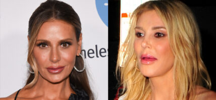 A photo collage of Dorit Kemsley and Brandi Glanville