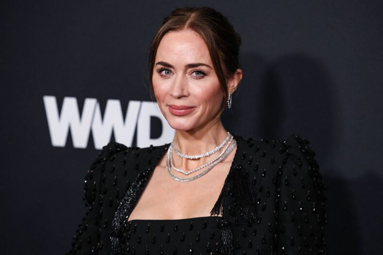 Emily Blunt at the 2026 WWD Style Awards, Golden Globes