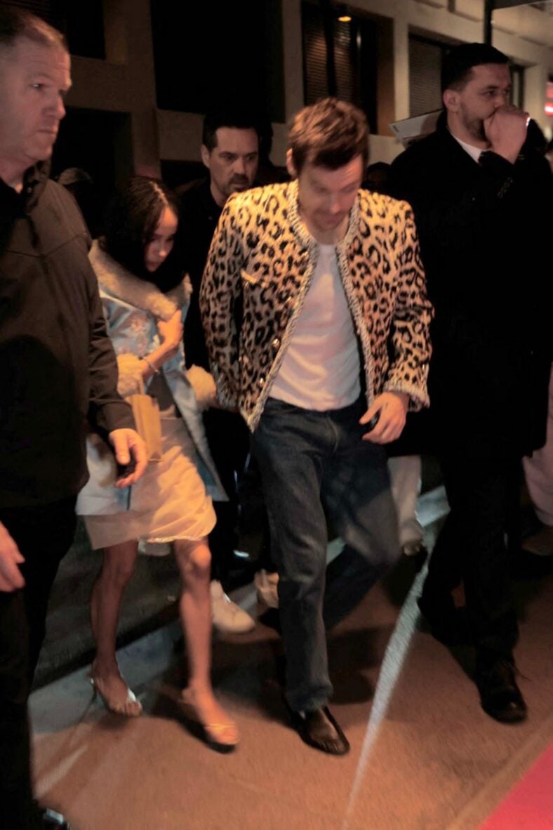 Harry Styles and Zoe Kravitz arrives to SNL afterparty