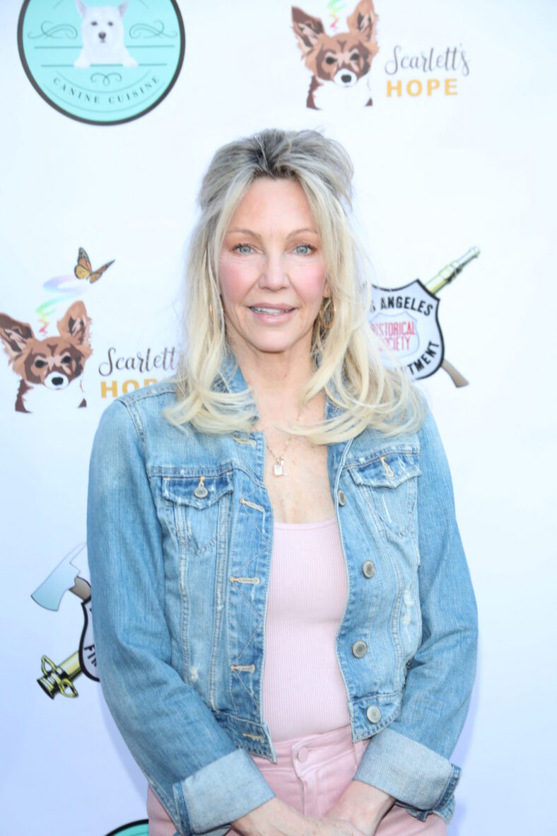 Heather Locklear at the Brave and the Rescued Honoring LA Fire Department First Responders at LA Firehouse in Los Angeles