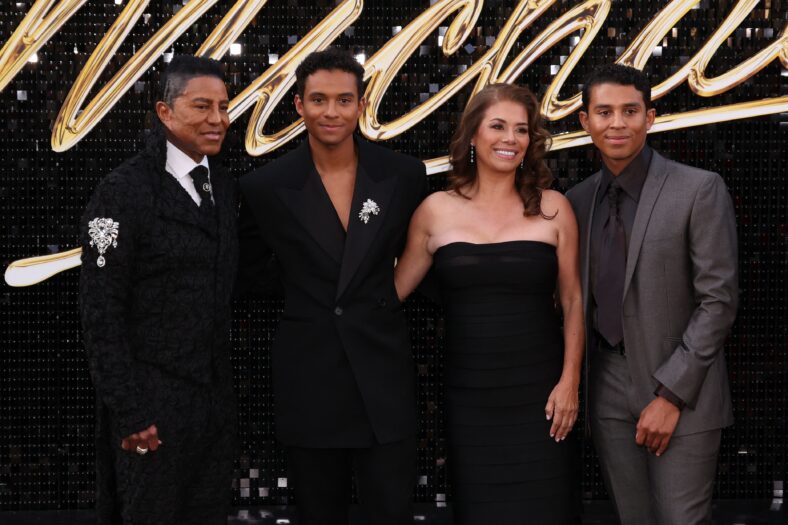 Jackson family members on the red carpet