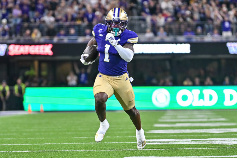 Jonah Coleman at UC Davis Aggies Vs Washington Huskies SEP 06