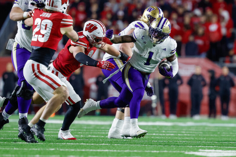 Jonah Coleman at UC Davis Aggies Vs Washington Huskies SEP 06