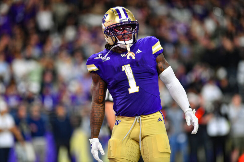 Jonah Coleman at UC Davis Aggies Vs Washington Huskies SEP 06