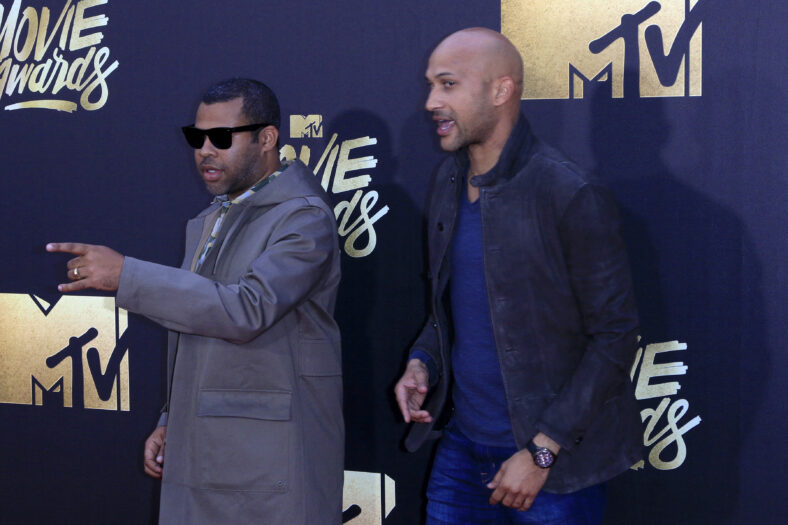 Jordan Peele and Keegan-Michael Key on the red carpet
