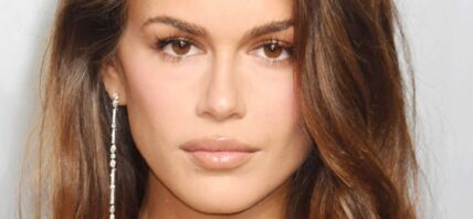 Kaia Gerber close up